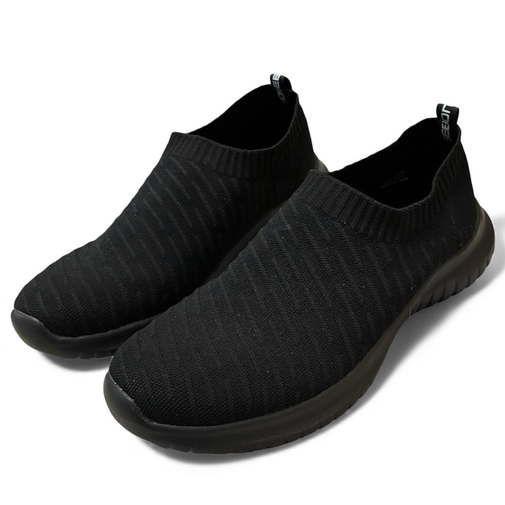 NWOT Tiosebon Black Stretch Slip on Shoes Sz 44 (women’s 12)